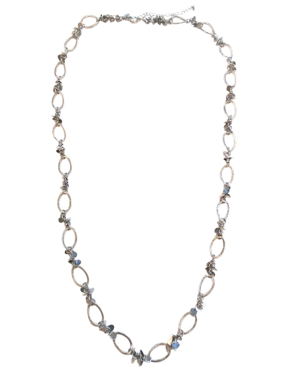 Lia Sophia Silver Link Cha Cha Necklace